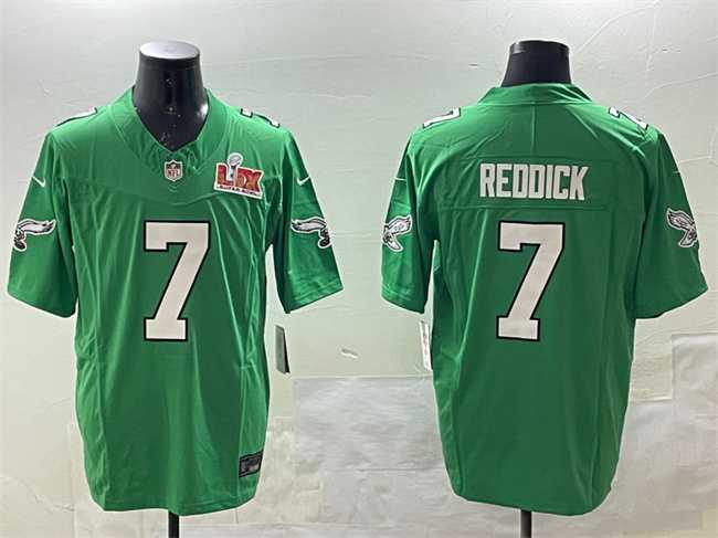 Men's Philadelphia Eagles #7 Haason Reddick Green 2025 Super Bowl LIX Patch F.U.S.E. Throwback Vapor Untouchable Limited Stitched Jersey,We sell and wholesale Men's Philadelphia Eagles #7 Haason Reddick Green 2025 Super Bowl LIX Patch F.U.S.E. Throwback Vapor Untouchable Limited Stitched Jersey on line form chian!